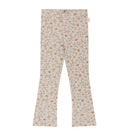 Daily7 Flared Flower Rib Pants Stone Army