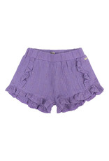 Daily7 Short ruffle Muslin Broderie Dahlia Purple