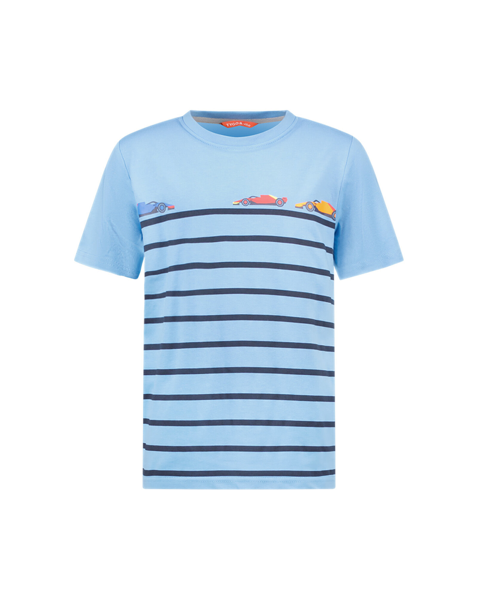 Tygo & vito T-shirt Toby Bright Blue