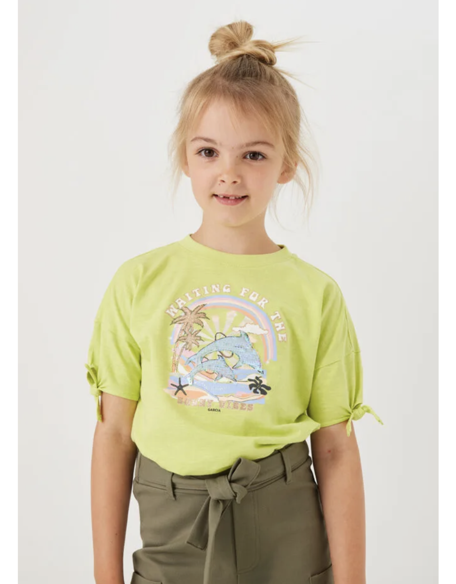 Garcia O44402_girls T-shirt ss wild lime