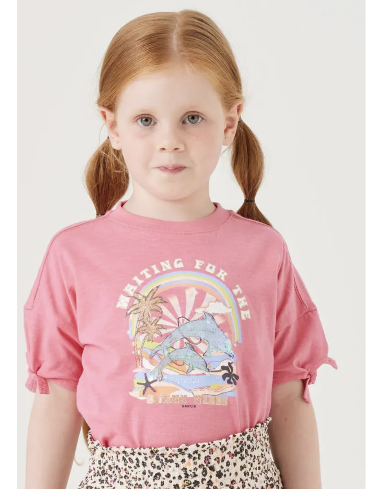 Garcia O44402_girls T-shirt ss intense pink