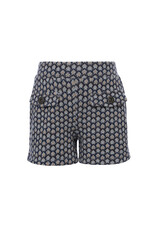 Looxs 10Sixteen jaquard pattern shorts sky blue