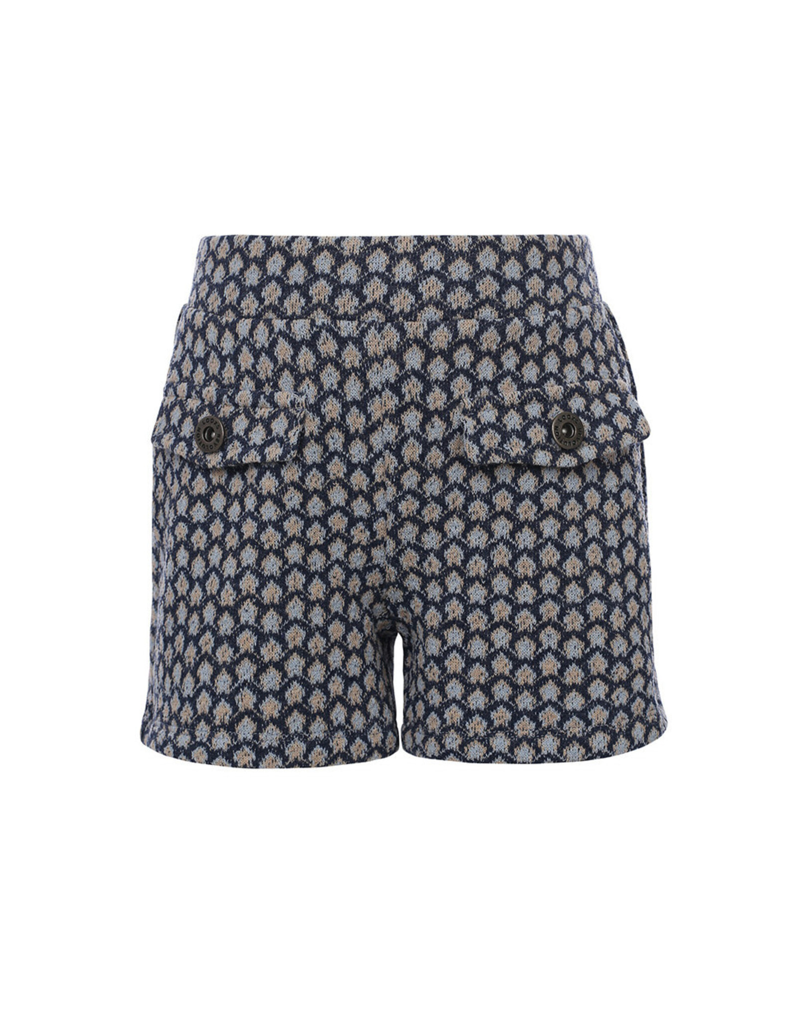 Looxs 10Sixteen jaquard pattern shorts sky blue