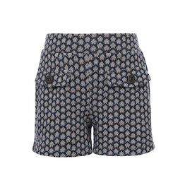 Looxs 10Sixteen jaquard pattern shorts sky blue