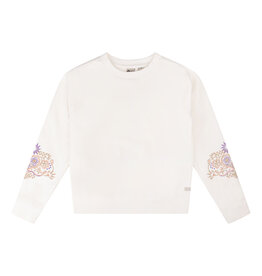 Daily7 Organic Sweater Emboidery Off White