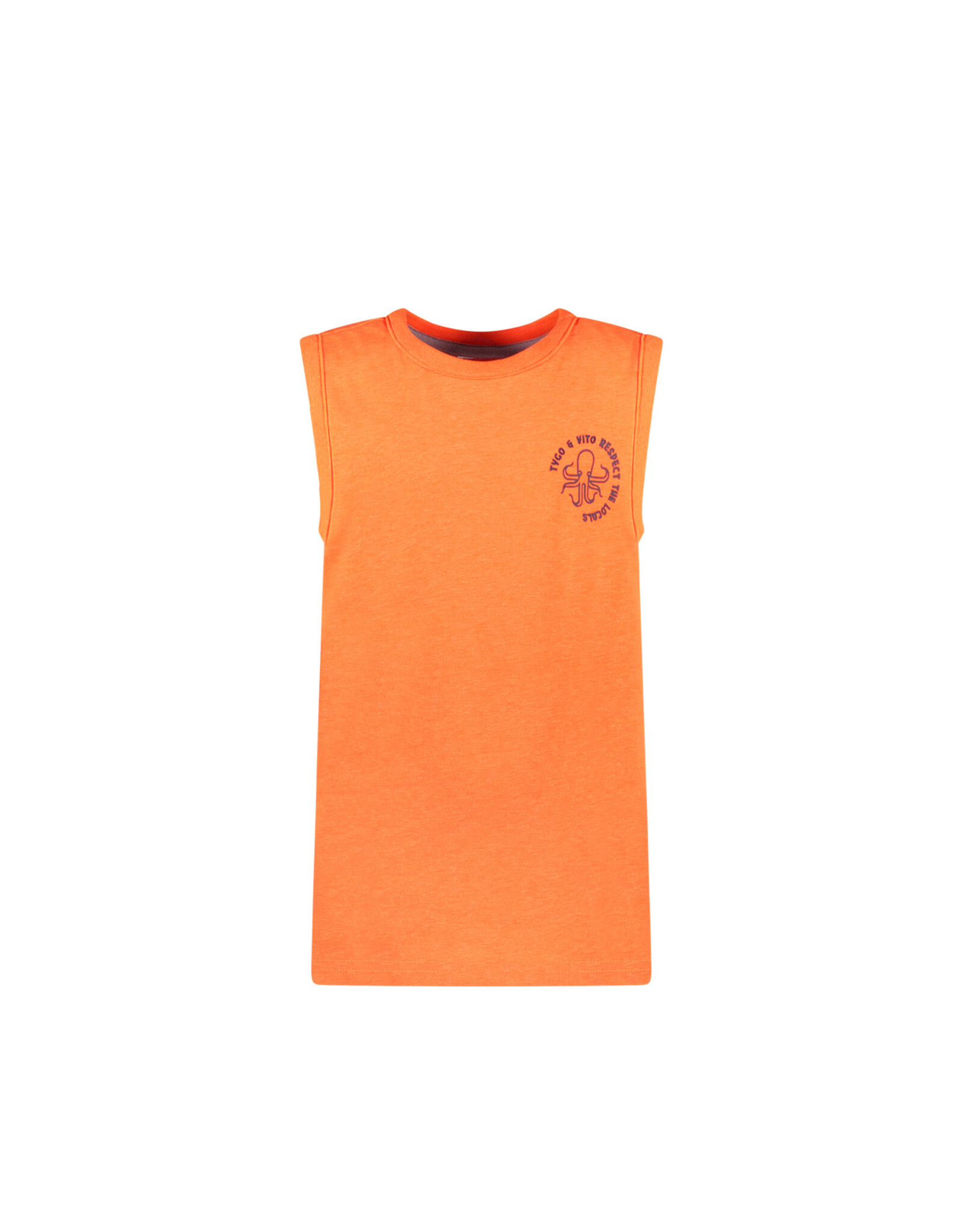 Tygo & vito Singlet Niek Neon Orange