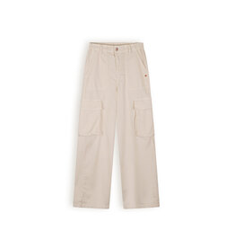 Nobell Susy Garment Dyed Stretch Twill cargo pants Pearled Ivory