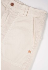 Nobell Susy Garment Dyed Stretch Twill cargo pants Pearled Ivory