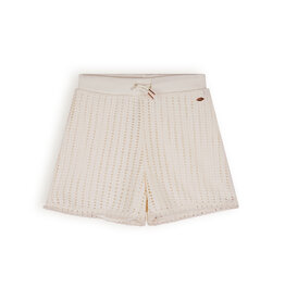 Nobell Silla Crochet Knit Short Pearled Ivory