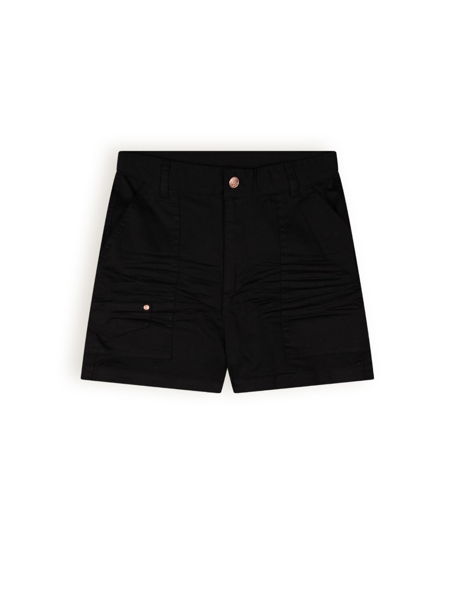 Nobell Simoa Washed Stretch Twill Short Jet Black