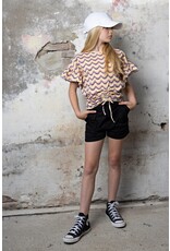 Nobell Simoa Washed Stretch Twill Short Jet Black