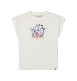 Garcia P44601_girls T-shirt ss off white 1