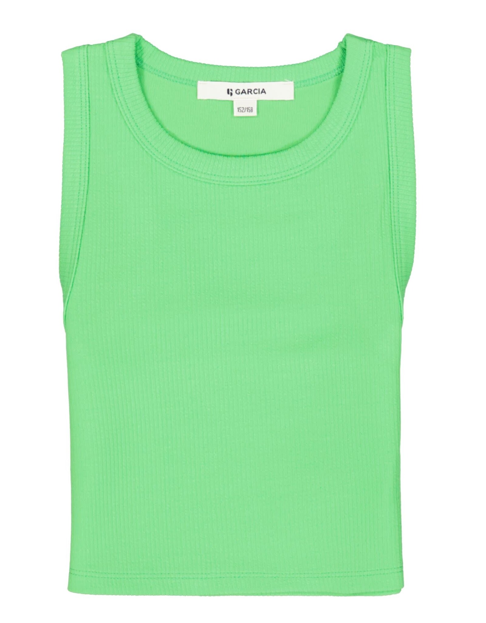 Garcia P42622_girls singlet lucky green