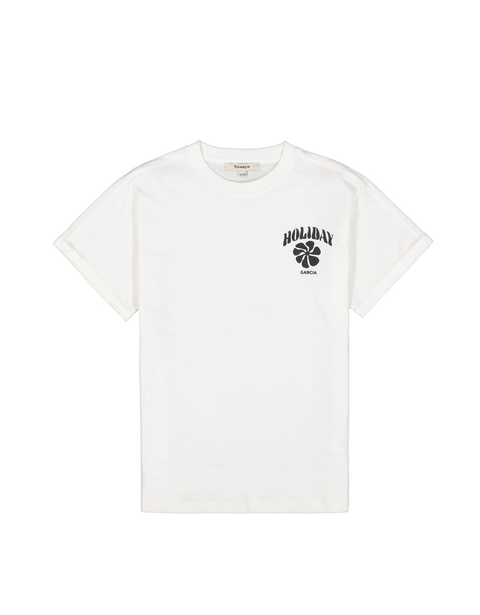 Garcia P42608_girls T-shirt ss off white