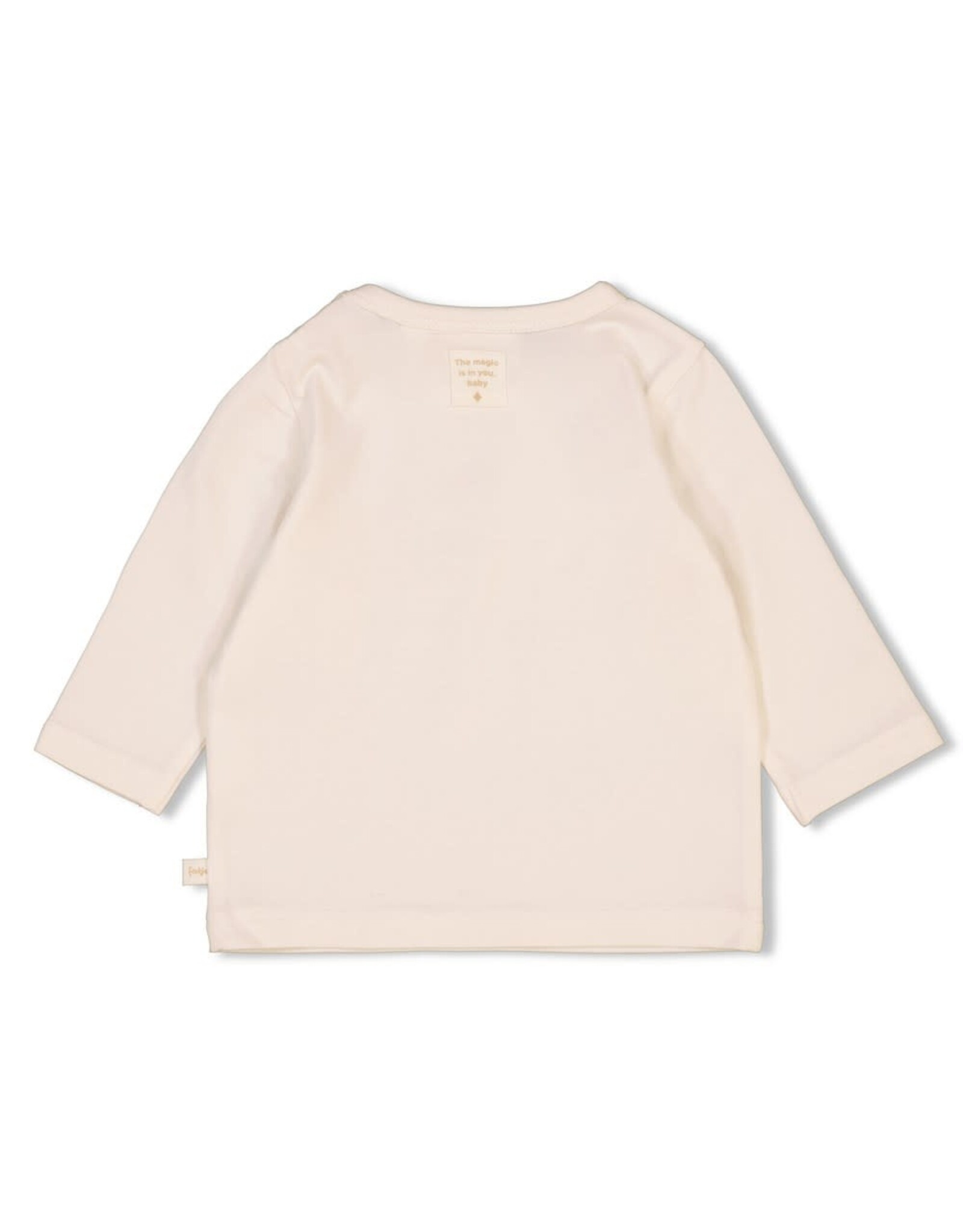 Feetje Longsleeve - The Magic is in You Offwhite /roze NOS