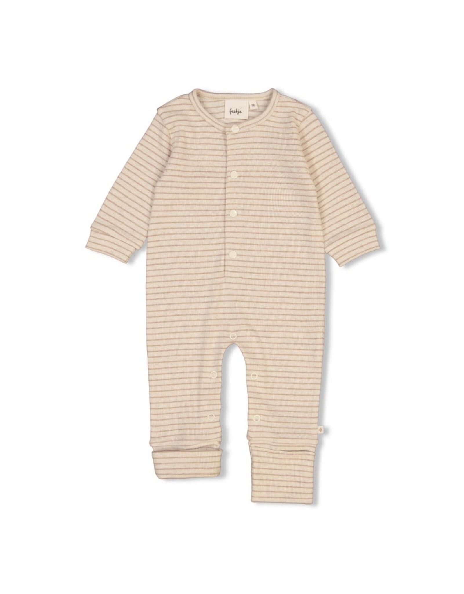 Feetje Pak omslagvoet rib met streep - The Magic is in You Taupe melange NOS