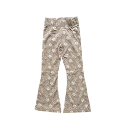 Baje Studio Joya flare | allover Taupe Flower AOP -