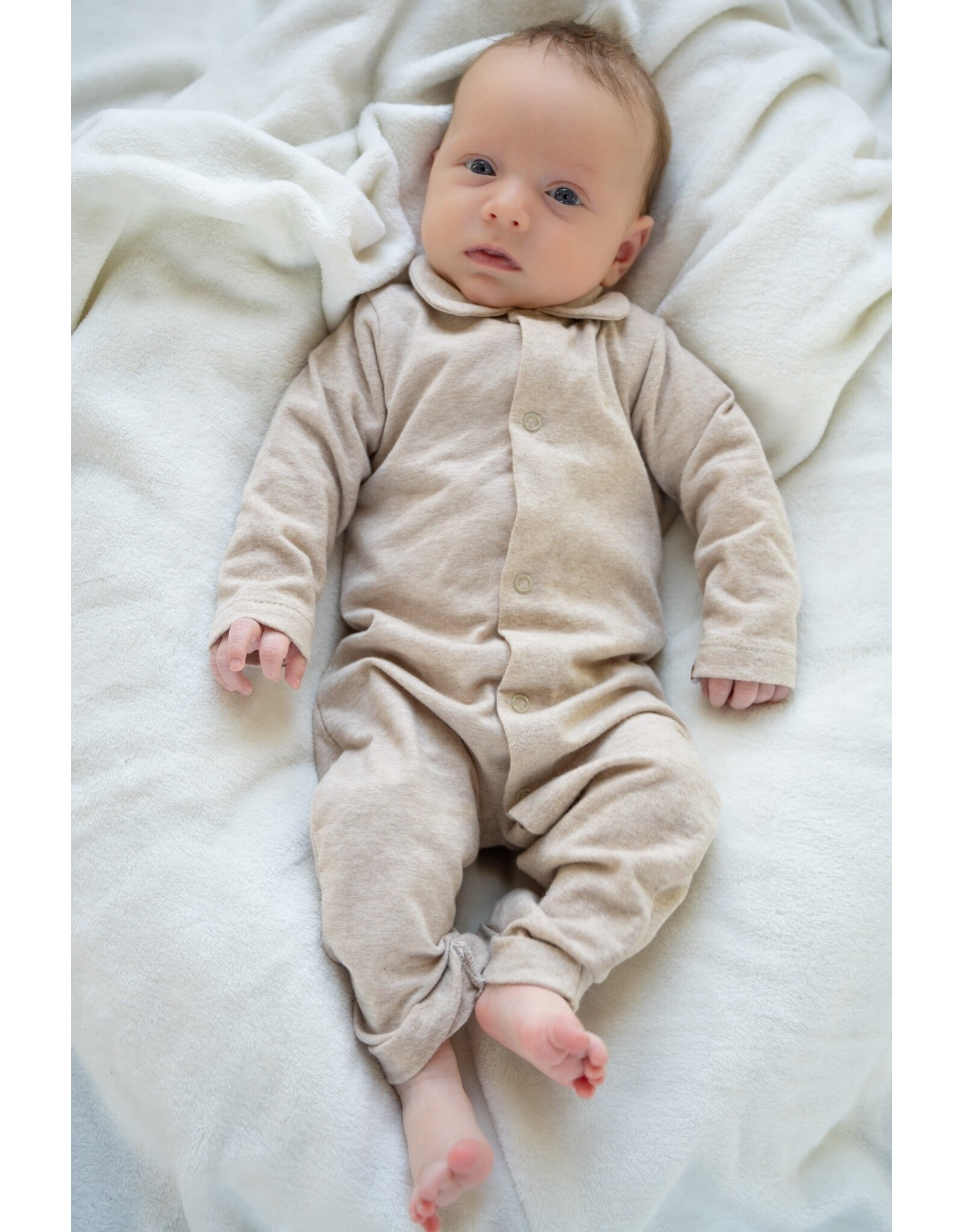 Klein Polo Jumpsuit Beige Melange NOS
