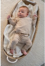Klein Wrap Top Beige Melange NOS