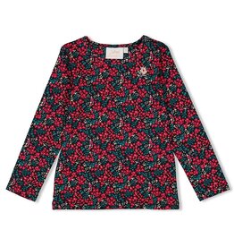Jubel Longsleeve AOP - Girls Club Antraciet