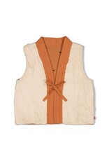 Jubel Omkeerbaar Gilet Teddy / AOP - Amour Toujours Camel
