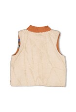 Jubel Omkeerbaar Gilet Teddy / AOP - Amour Toujours Camel