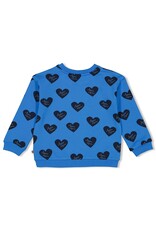 Jubel Sweater AOP - Amour Toujours Blauw
