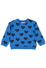 Jubel Sweater AOP - Amour Toujours Blauw