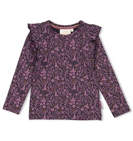 Jubel Longsleeve AOP - Forest Fancy Antraciet