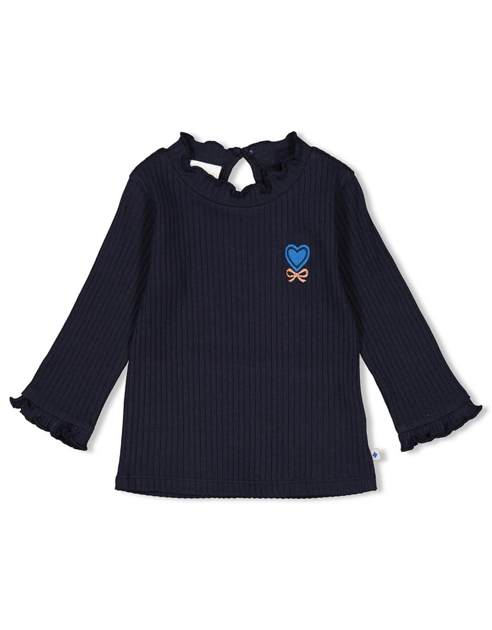 Feetje Longsleeve turtle neck rib - Amour Toujours Marine