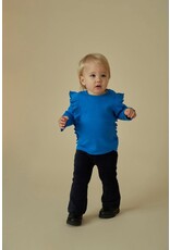 Feetje Longsleeve ruches rib - Amour Toujours Blauw