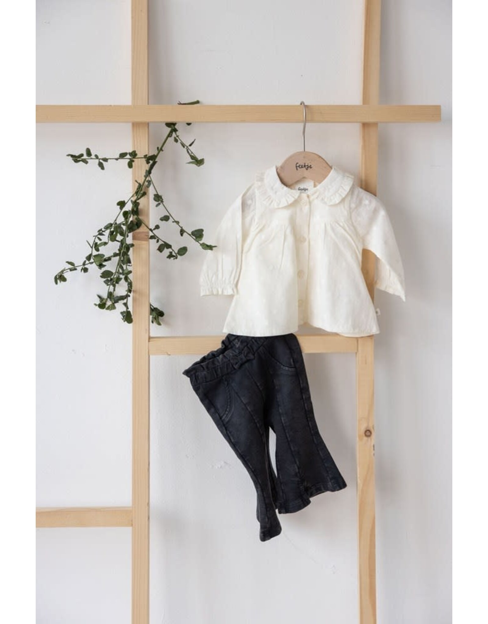 Feetje Flare broek jogg denim - Winter Denims Antraciet