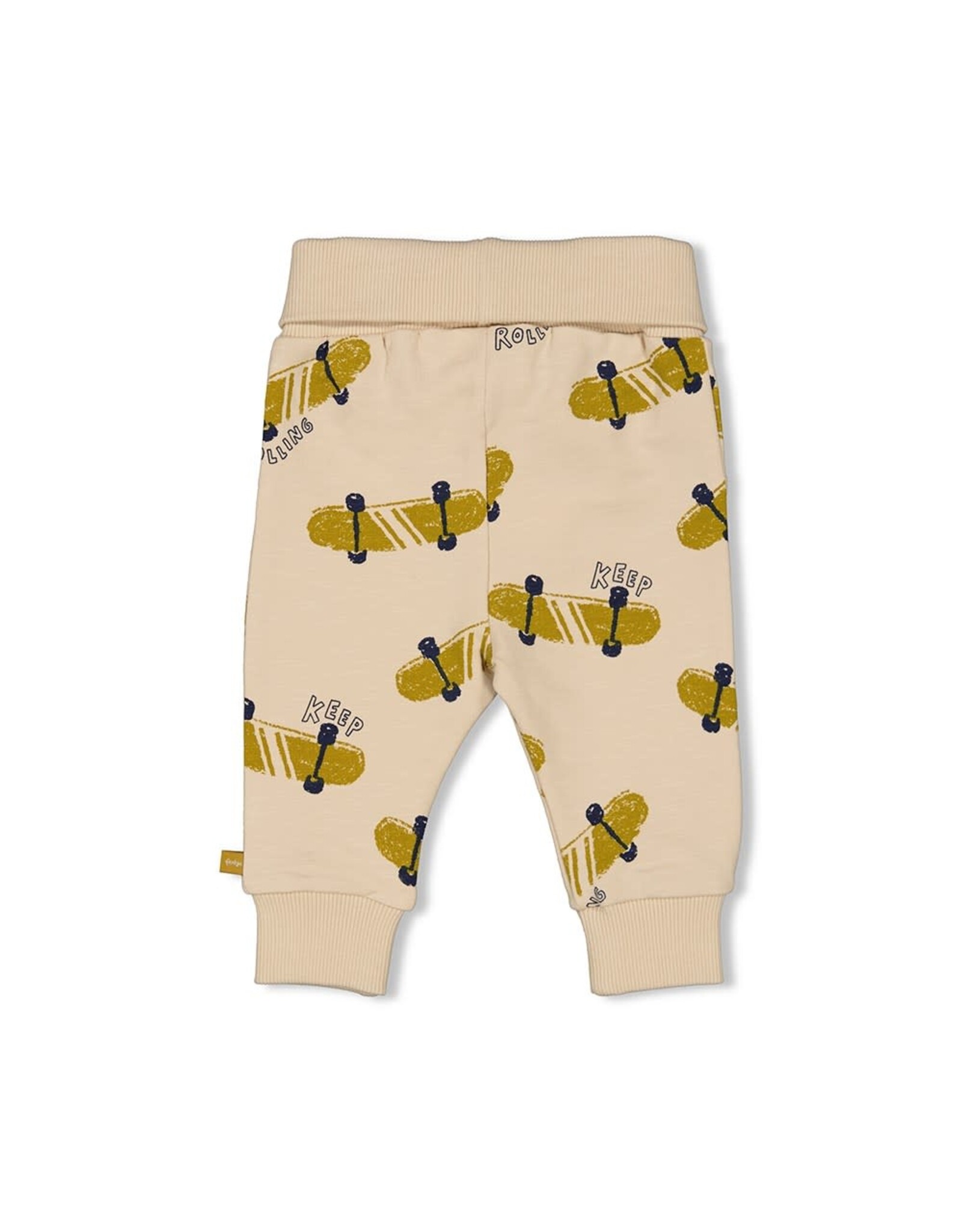 Feetje Broek AOP - Keep Rolling Zand