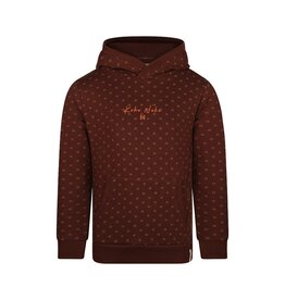 Koko Noko Sweater with hood Dark red W24