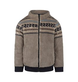 Koko Noko Cardigan with collar Beige grey W24