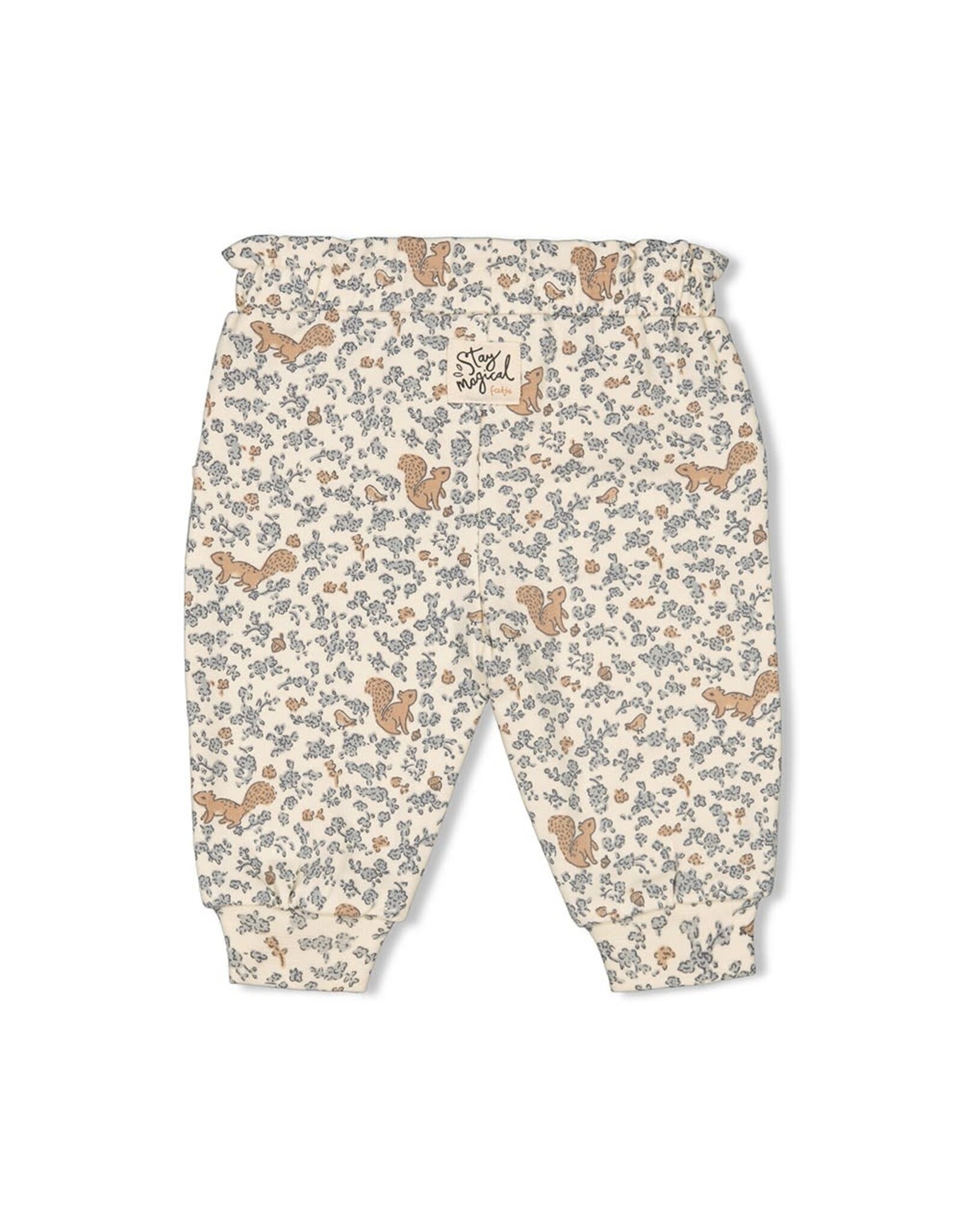 Feetje Broek ruches AOP - Stay Magical Offwhite