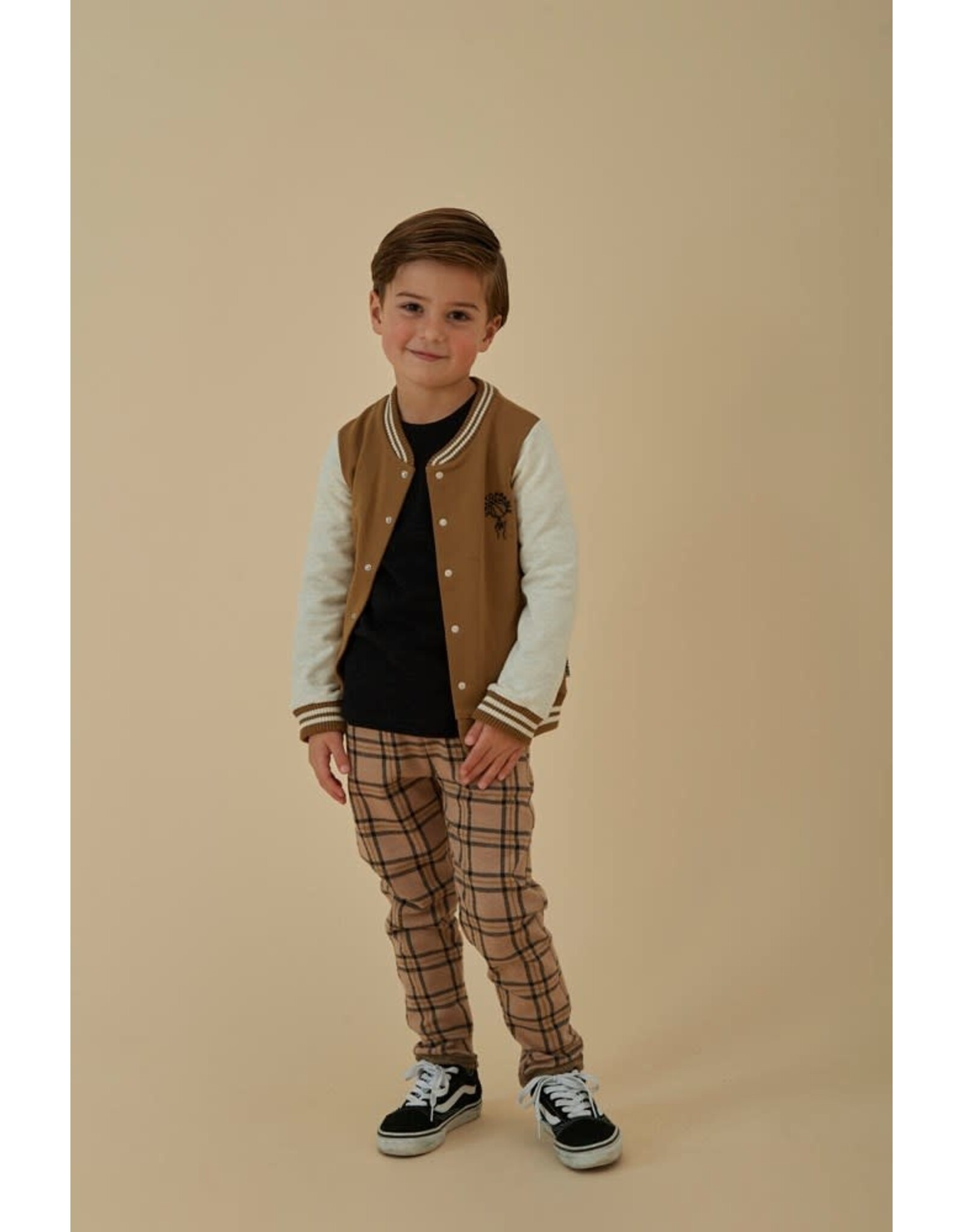 Sturdy Geruite broek - Jump For Joy Zand