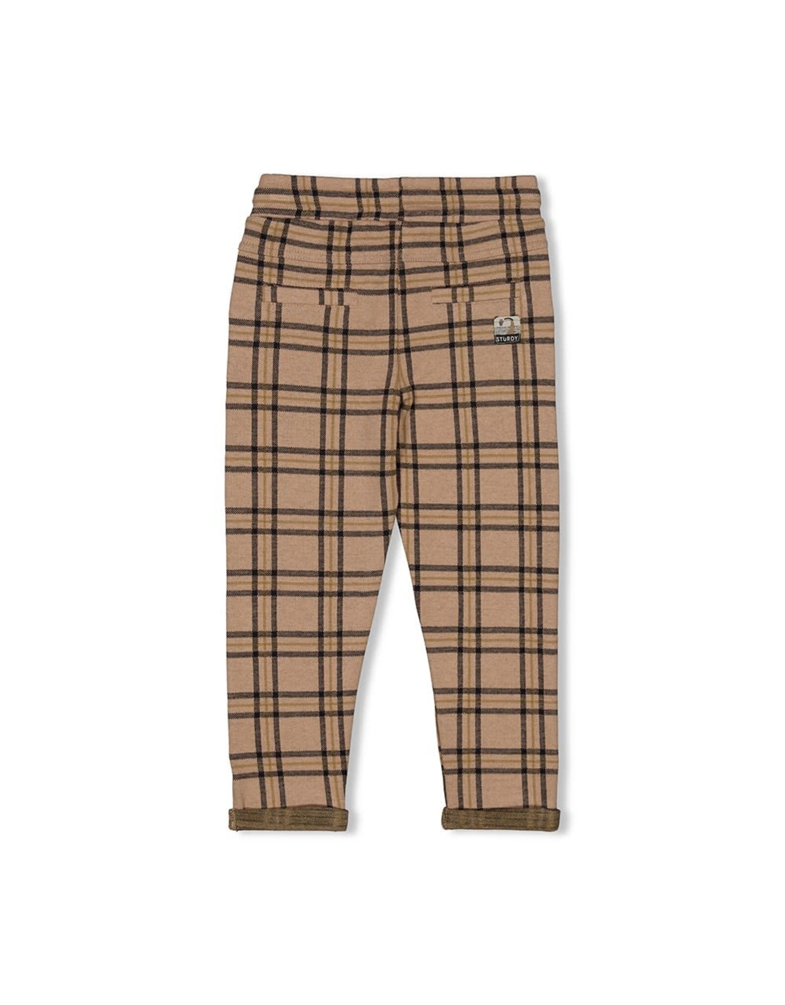 Sturdy Geruite broek - Jump For Joy Zand