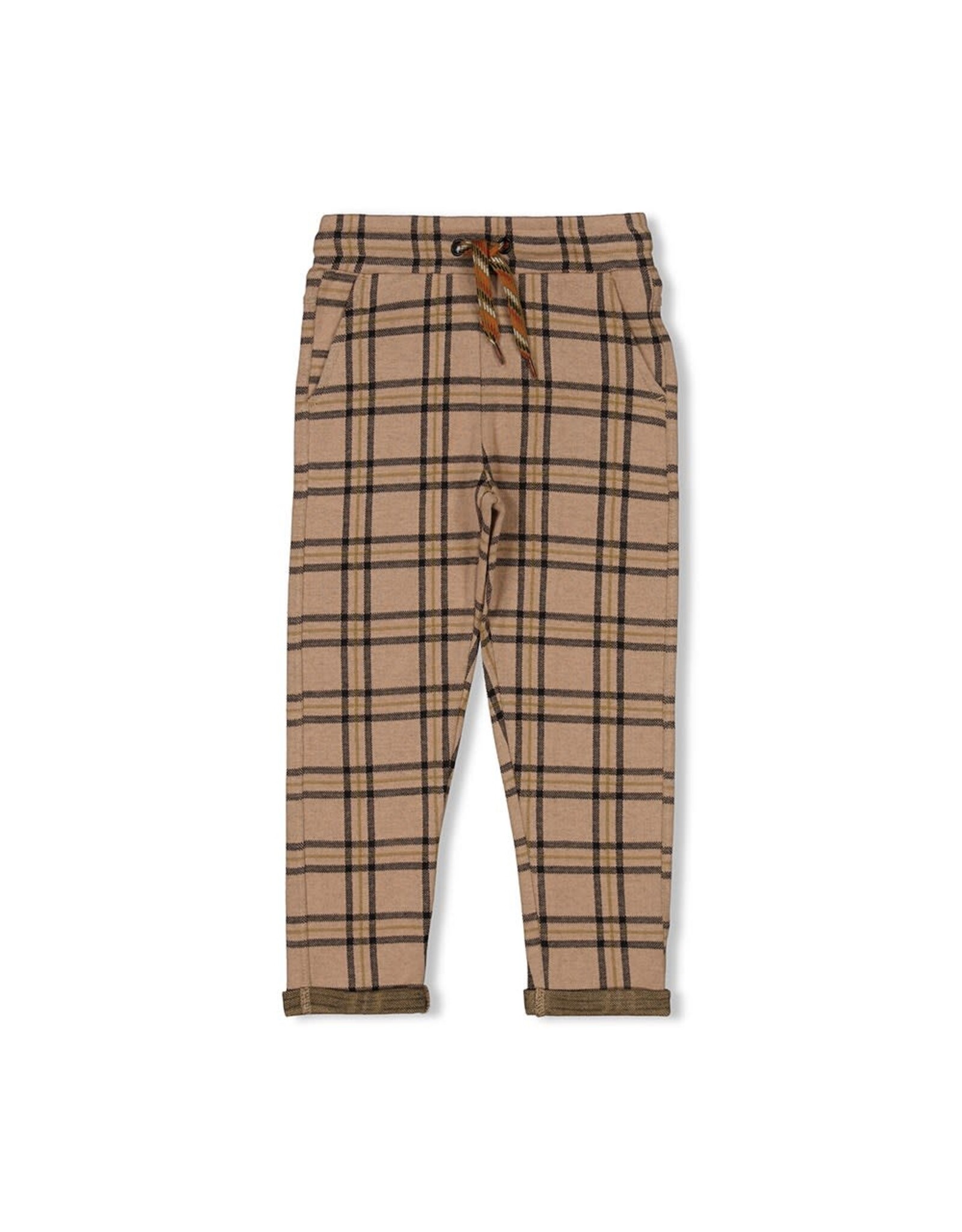 Sturdy Geruite broek - Jump For Joy Zand