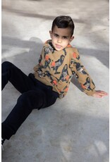 Sturdy Sweater AOP - Jump For Joy Olijf