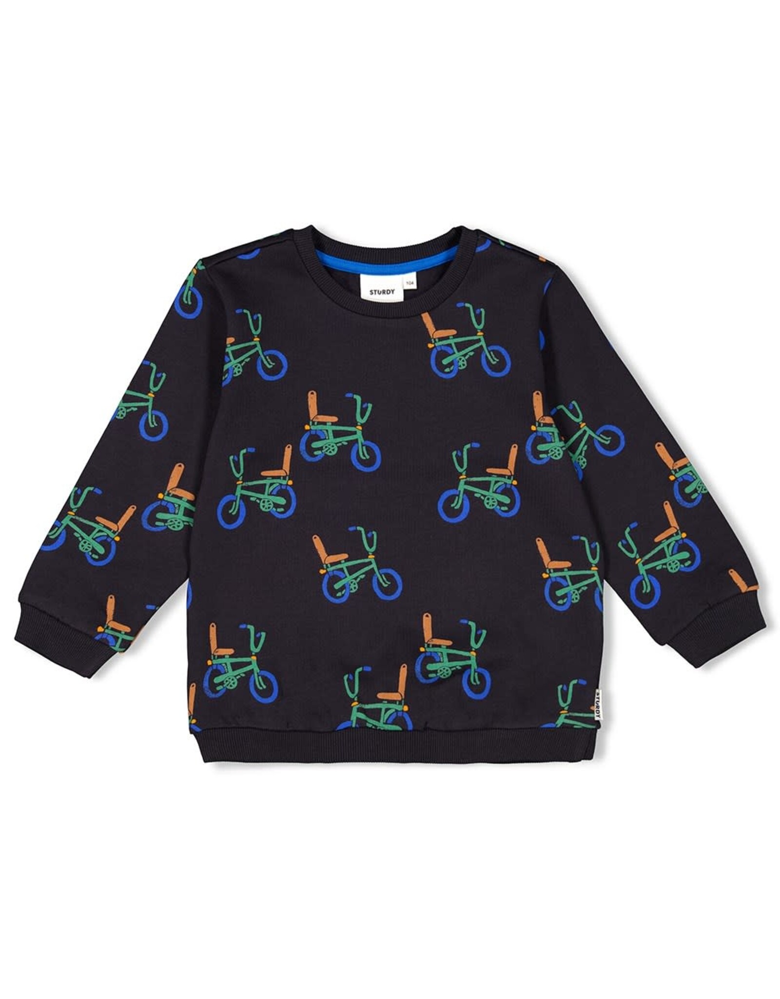 Sturdy Sweater AOP - Fun Days Antraciet