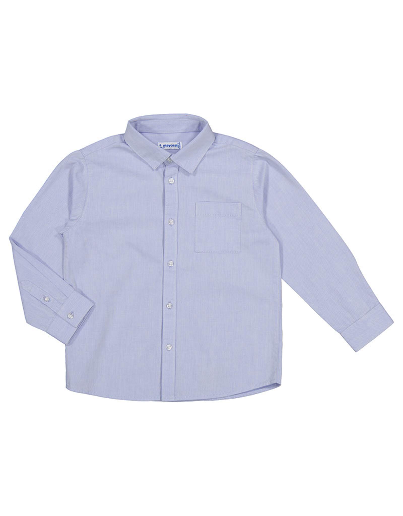 Mayoral Basic l/s shirt  Sky - blue