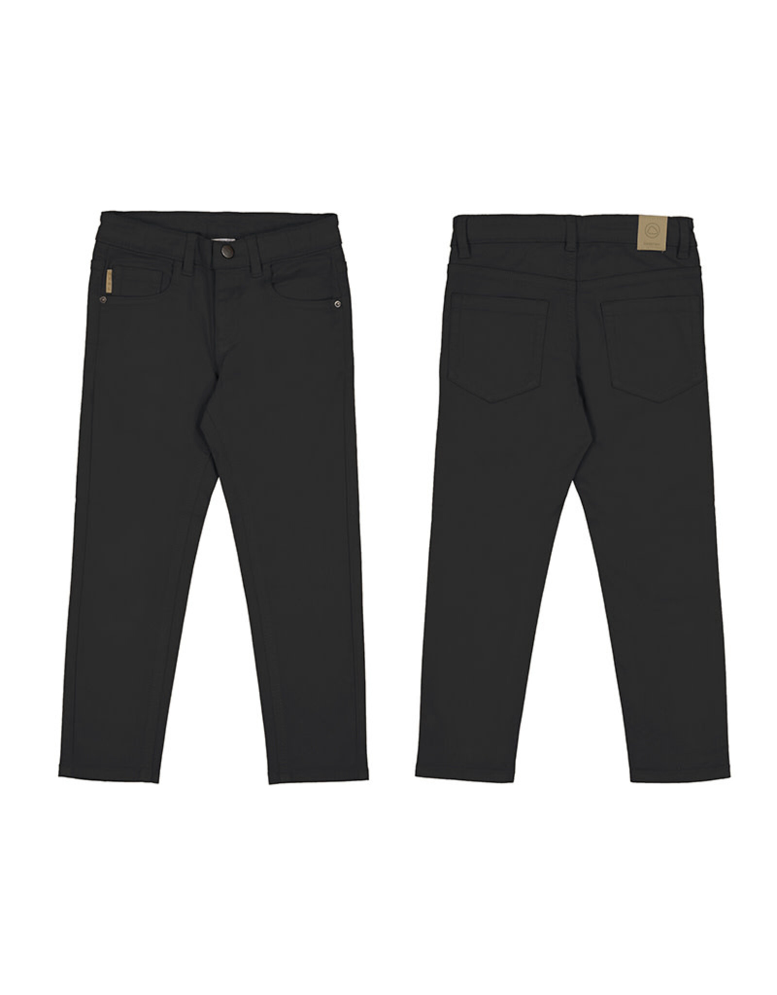 Mayoral 5 pocket slim fit basic pant Black