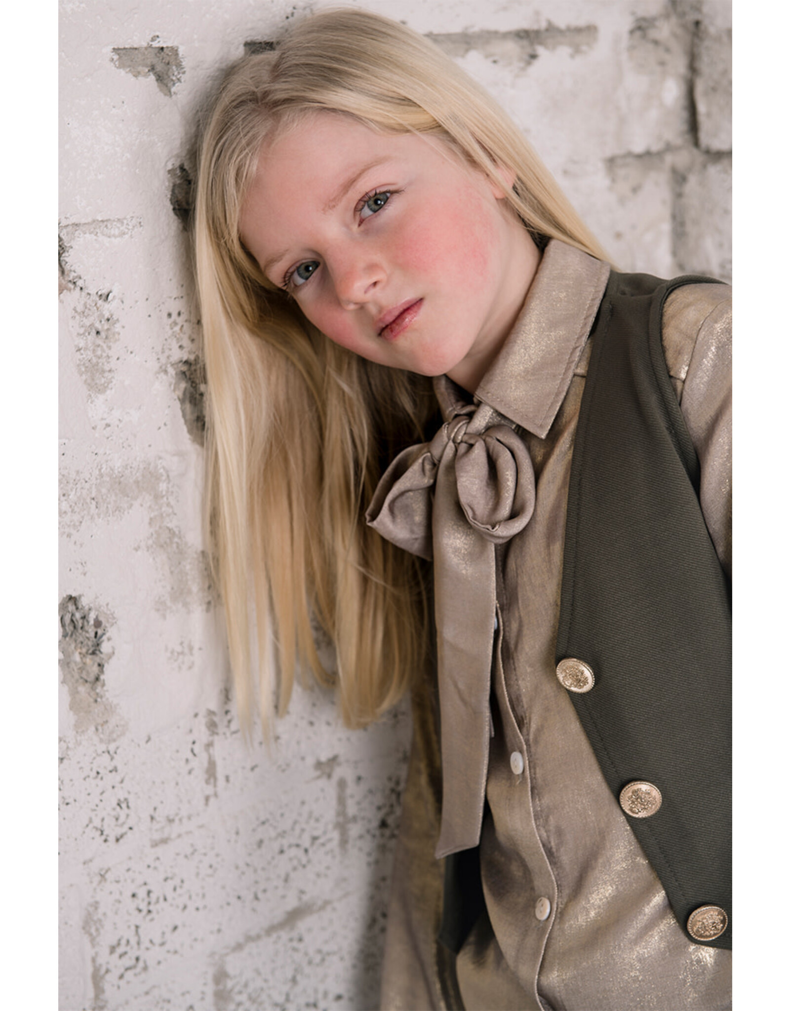 KIE Stone Blouse -gold