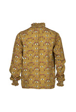 KIE Stone Blouse yellow bee