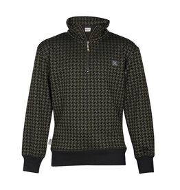 KIE Stone Boy Sweater black & green