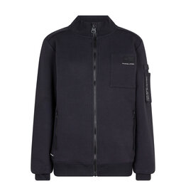 Indian Blue Jeans Zipper Jacket Fancy Rib Colt Navy