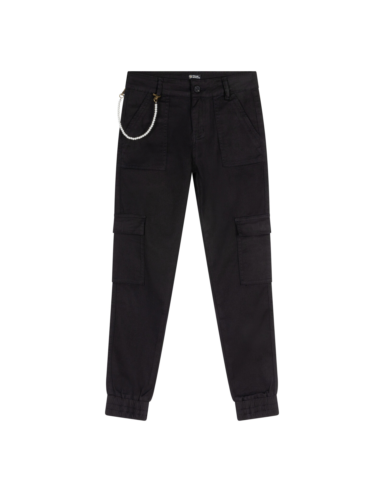 Indian Blue Jeans Cargo Worker Fit Black