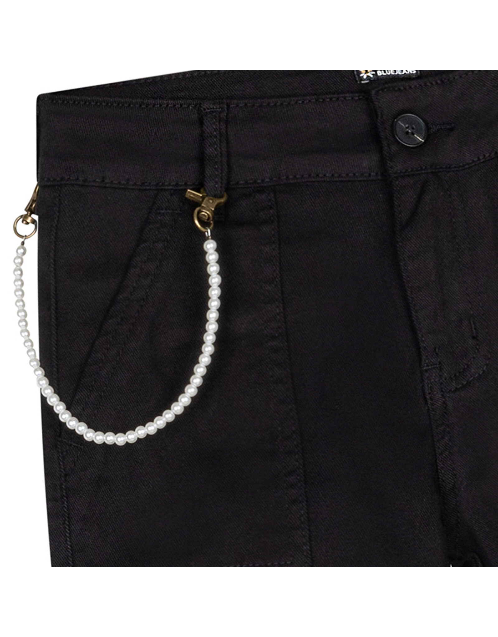 Indian Blue Jeans Cargo Worker Fit Black