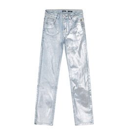 Indian Blue Jeans Silver Coated Sue Straight Fit Silver